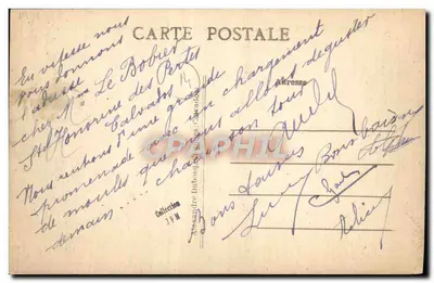 Ste-HONORINE-des-PERTES (Calvados) — Pejzaż wiejski na drodze do morza — A+D 840 — Rewers