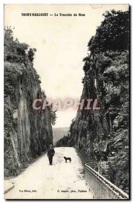 Thury-Harcourt — A Tranchée do Hom — C. Jeanne, fot. Falaise