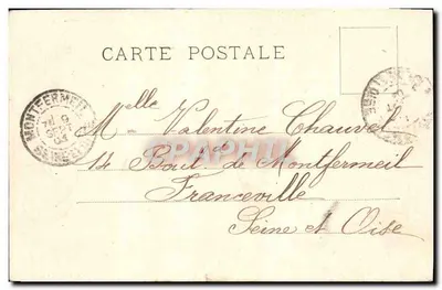 Thury-Harcourt — La Roche Bute — C. Jeanne, Fot. Faucon, ed. 14 — Verso