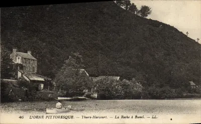 A Orne pitoresca — Thury-Harcourt — La Roche à Bunel — LL. — N° 46