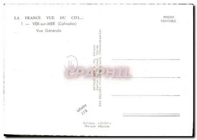 VER-sur-MER — Vue Générale — Éditeur GABY — Rewers