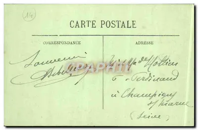 Villers-sur-Mer — Les Planches e a Estrada de Trouville — LL n°12 — Verso