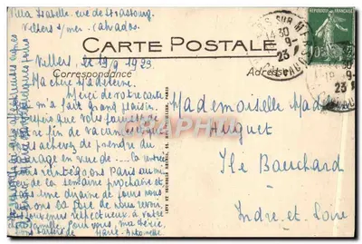 Villers-sur-Mer — Route de Deauville — editore L.L. n°10 — Verso