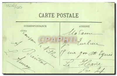 Villers-sur-Mer — A Digue e as Villas — LL — Verso