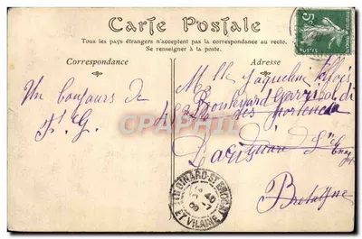 Villiers-sur-Mer — Sur les Rochers (Recherche des Moules) — ND Phot, n°125 — Verso