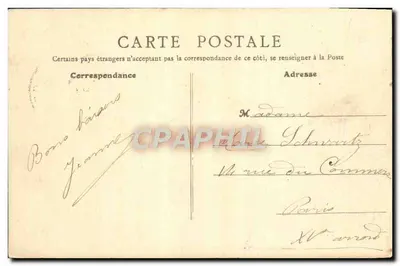 Villers-sur-Mer (Calvados) — Rue de Foulens — B. F., Paris — Verso