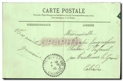 Villers-sur-Mer — La Digue e la Villa delle Alghe — LL — Verso