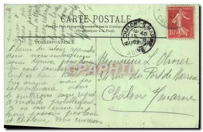 Villers-sur-Mer — A Villa Dorange — O Jardim — LL. — N° 45 — Verso