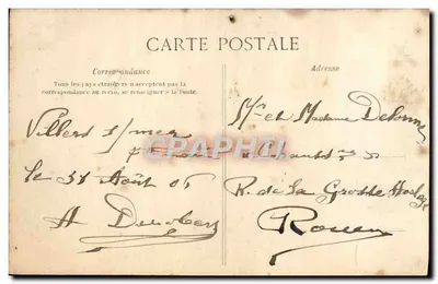 Villers-sur-Mer — Vista general, Nordest — La C.P.A. — Reverso