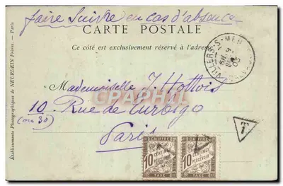Villers-sur-Mer — Vista Geral tirada de Trouville — J. Dygounet — Verso