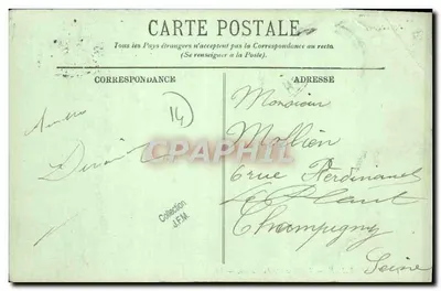 Villerville — De Afdaling naar het Casino — LL. — Achterkant