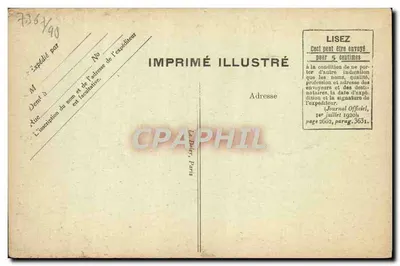 Villerville — Het Kruisweg — Imprimé Illustré — Achterkant