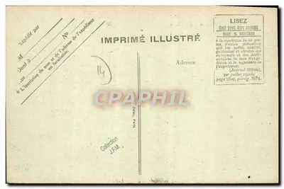 Villerville — Spadanie do morza — F. Gaulloupe, n°6 — Rewers