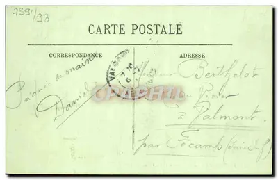 Villerville — A Estacada e as Villas — LL. — Verso