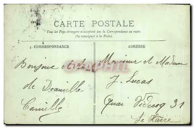Villerville — Het Kruisweg en Algemene uitzicht — LL. — Achterkant