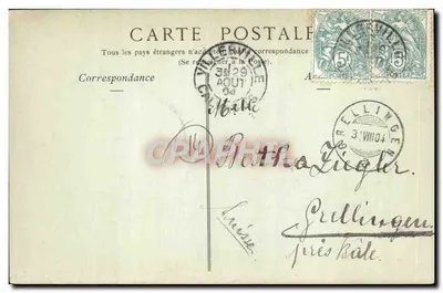 Villerville — De Strand — ND Phot, n° 148 — Achterkant