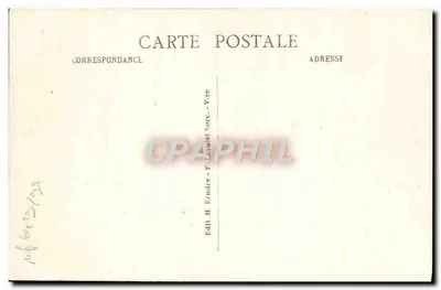 Vire - Górna część starego dzwonnika z XIII wieku — Henri Ermice — Rewers
