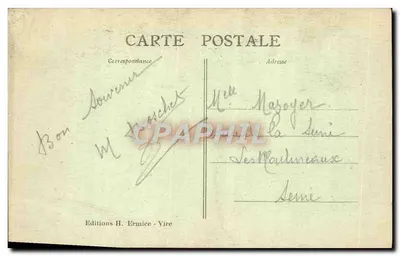 Vire — Vire w Vire — Henri ERMICE — Wydawnictwo H. Ermice — Rewers