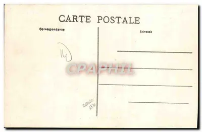 VIRE — Procesja, Plac Zamkowy — E. Lebaudy, wydawca w Vire, nr 18 — Rewers