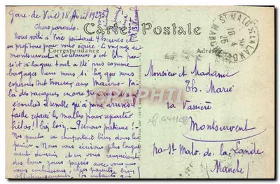 Vire — O Sino — Bazile Parisien e Galeries Viroises, R. Tanguy — Verso