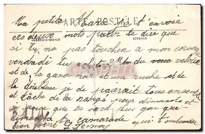 Falaise — La Caserne Dument-d'Urville — G. Jeanne édit.-phot. Fala se — Achterkant