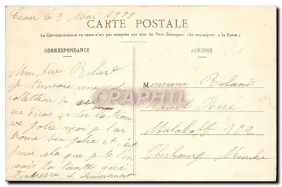 La Lanterna del Gars de Falaise — scena di carnevale con dialogo — Dépose, Falaise — Verso