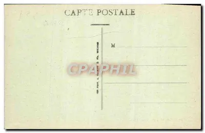 A Lanterna do Homem de Falaise — cena de carnaval — editor Ter-Prot & Cie, Béziers — Verso