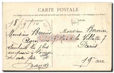 Le Gars de Falaise — 3° Decreto del Alcalde — A+D 300 — Reverso
