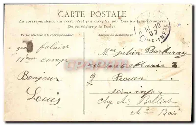 Le Gars de Falaise — Lenda da Lanterna — G. Jeanne, editor-fotografia, Falaise, n°19 — Verso