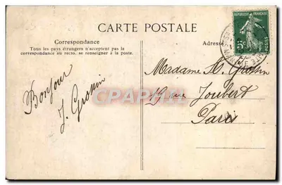 Le Gars de Falaise — légende de la lanterne — C. Jeanne, Édit., phot., Falaise, Déposé — Verso
