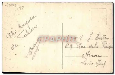Falaise — Grosse Tour Talbot — éditeur non identifié, n° de série 82 — Verso