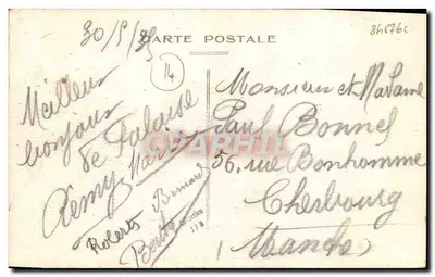 Falaise — Il Castello e la Brèche Henri IV — C. Jeanne, fot. edit., Falaise — Verso