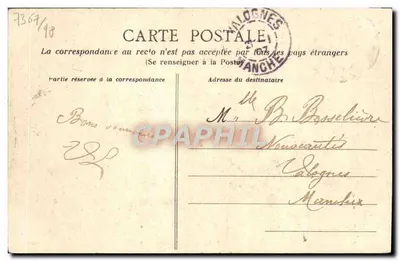 Dintorni di CONDÉ-SUR-NOIREAU — Valle della Vère. La strada nella Valle — F. Lemarois, buralista, 35, r. du Vieux-Château, Condé-sur-Noireau — Verso