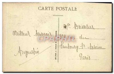 Castillo de Villers-Bocage — Los Estanques — Impr. Fot. A. Thiblat & Cie, Toulouse — Reverso