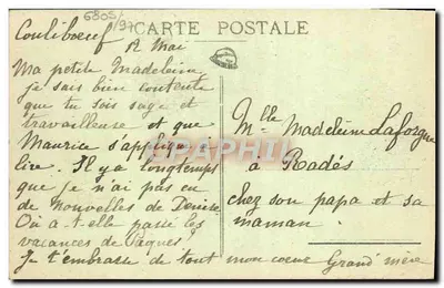 Palaise — El Castillo (lado Oeste) — Editor Philippe F. París — Reverso