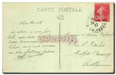 Falaise — El Castillo (lado Oeste) — C. Jeanne, edit.-fot. — Reverso