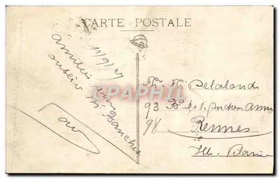 Falaise — Abside da Igreja Santa Trindade — C. Jeanne, edit.-fot., Falaise — Verso