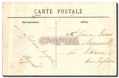 Falaise — Tombeau de Marie-Elisabeth Joly, femme de Dulembey — C. Jeonne, phot.-édit., Falaise — Verso