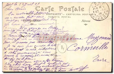 Arredores de FALAISE — Cachoeira do Laizon, no Mont Joly — C. Jeanne, editor-fotógrafo — Palaise — Verso
