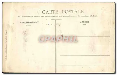 Besluit van de burgemeester — humoristische scène — A. Dubong, uitgever, n° 400 — Achterkant