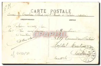 FALAISE — Mont-Myra — La Roca del Esfinge — Editor: Issanne, colección privada, Falaïse — Reverso