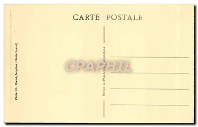 Zamek Montrottier — char z połowy XIX wieku — Muzeum Léon Marès — Rewers