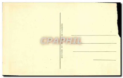 Vintage Postcard Paris Les Invalides Interior of the Church of Saint Louis In the background the stained glass that separates from the dome — Back