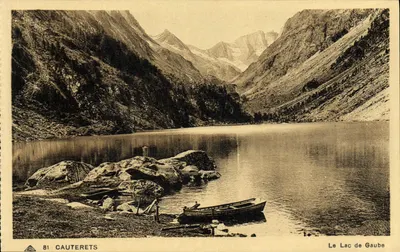 O Lago de Gaube — Cauterets (81) — CI* das Artes Fotomecânicas, Strasbourg-Schiltigheim