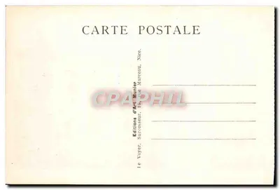 Monako — Pałac Książęcy i pomnik upamiętniający — Foto Munier, n°347 — Rewers