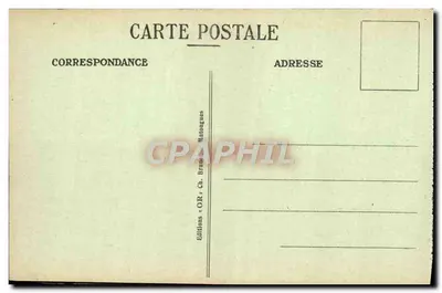 Reims (1919) — Katedra (widok z ulicy Chanzy) — Editions OR, Ch. Bruguières Matoungues — Rewers