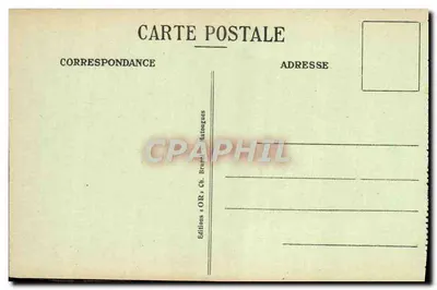 Reims (1919) — Place Royale — Éditions Ch. Brunel-Matouques — Rückseite