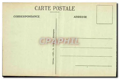 Reims — Estátua de Joana d'Arc — Edições OR Matosgues — Verso