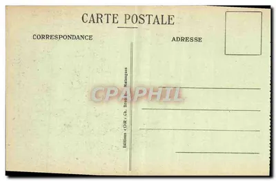 Reims (1918) — A Catedral — Editor Ch. Brunet-Matongues, n° I — Verso