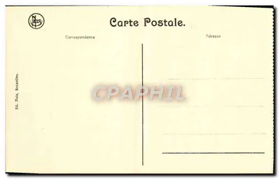 Bruxelas — Palácio do Rei — Ed. Nels, Bruxelas — Verso